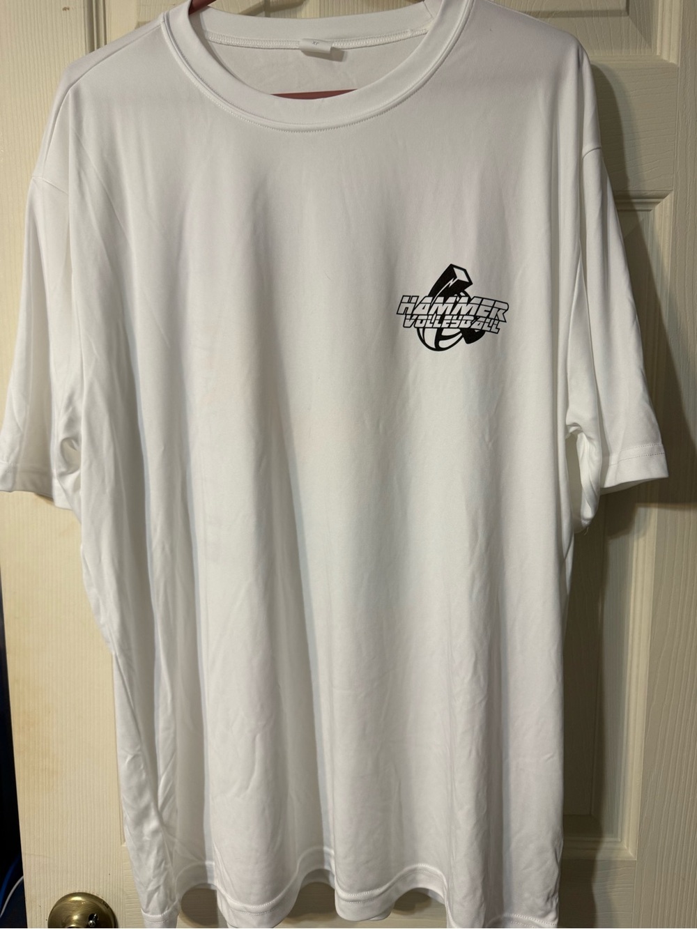Sport-Tek White Short-Sleeve Logo Tee